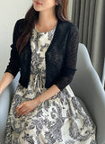 Rant V-neck Summer Knit Short Cardigan