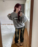 Sandy Double Washed Balloon Denim Pants