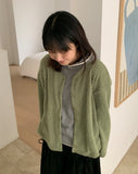 Curler Boucle Round Cardigan