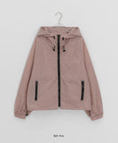 Milta Check Over Hood Windbreaker