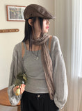 Emos Leather Button Hunting Cap Hat