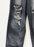 Murring Damage Wide Denim