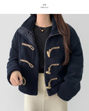 Teddy Bear Collar Winter Point Duffle Jacket