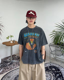 Keyens Harley Dyeing Crop T-Shirt