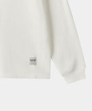 BASIC WAFFLE HENLEY NECK