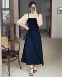 Shua Twist Wrap Bustier Long One Piece