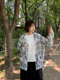 Dyosu Summer Check Hood Wind Jumper