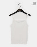 Minku Dot Inner Layered Sleeveless