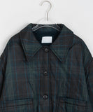 Moyven Check Collar Padded Jumper