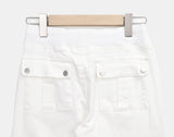 Hiel Low-Rise Bootcut Elastic Pants