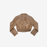 Tenet Crop Leather Jacket