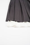 Daphne strap pleats skirt