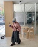 Nokt Pleated Long Skirt
