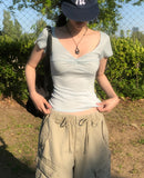 Ensi Twisted Slim Short Sleeve