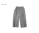 [Brushed] Joan 29 Patch Embroidered Pintuck Balloon Wide Pants