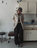 loopy pocket cargo nylon pants