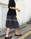 Pottle Lace Tiered Skirt