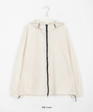 [unisex] Puku Two Way String Hood Wind Jacket