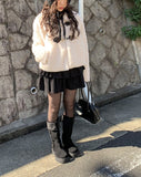 Bund Wool Knit Earmuffs