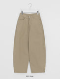 Bepos Rivet Cotton Balloon Wide Pants