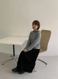 Cutle Corduroy Banding Long Skirt