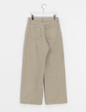 Horik Side Cut Wide Cotton Pants
