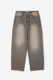 Thirty gray teen washed denim pants