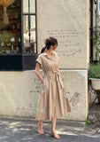[Strap set] Herod Collar Shirt Cap Sleeveless One Piece