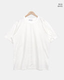 [Unisex] Ricket Back Eyelet Short Sleeve T-shirt