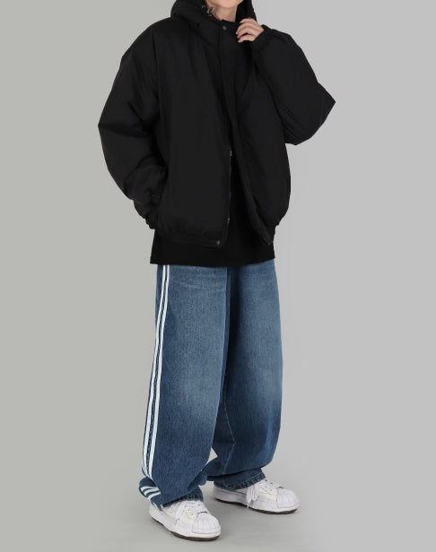 【SCENERITY】Taping line balloon jeans Taping line balloon jeans - SCENERITY | 60% - Asian Fashion