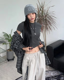 End Rivet Pigment Crop Tee