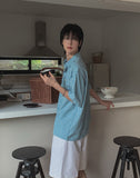Lion Stripe Half Shirt