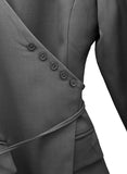 Lab Shirt Layered Wrap One Piece Jacket