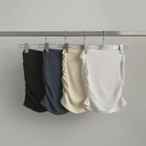 Layered Crop Top Long Sleeve Knit Cardigan Two-Piece Set