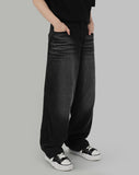 Washed corduroy pants