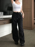 Snap Cargo Wide Pants