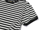 Stripe CROP Ringer Tee
