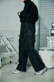Mixed Jolge Wide Denim Pants