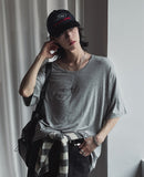 Roydi Over U-Neck Short Sleeve T-Shirt