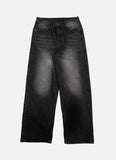 Bane Smoky Black Wide Denim Pants