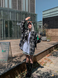 Wake Check Hooded Shirt