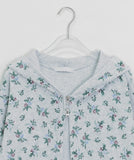 Mannaco Flower Hood Zip-up