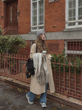 slit straight denim pants