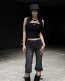 Sarah Capri Denim Pants