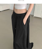 Wide ver. Fold Folding Mesh Fabric Banding Mega Wide Pants