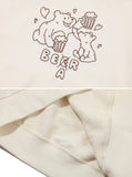 Beer BEAR Embroidered Hoodie