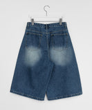 [unisex] Mitt Washing Bermuda Denim Pants