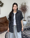 Dias Roll-up Check Shirt