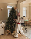 Nouz Pintuck Belted Balloon Sweatpants