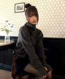 Piri Layered Eyelet Knit Ribbed Short Skirt Pants